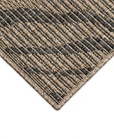 Liora Manne' Monaco Zebra 7'10"x7'10" Square Area Rug