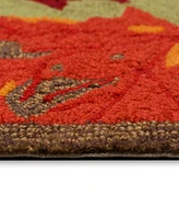 Liora Manne' Ravella Falling Leaves 2'x3' Area Rug