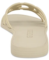 Guess Women's Elyho Logo Cutout Flat Jelly Sandals