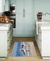 Liora Manne' Frontporch Sandpipers 1'8"x2'6" Area Rug