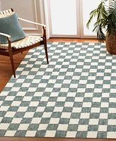 Liora Manne' Savannah Checkerboard 8'3"x11'6" Area Rug