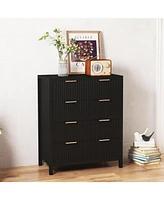 gaomon Dressers Chests of Drawers, Mdf Board Chest of Four Drawers