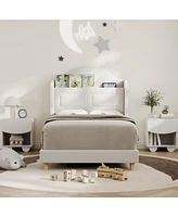 gaomon Twin Bed Frame with Lights