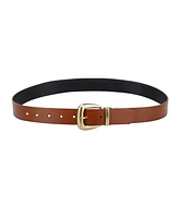 Levi's Women's Reversible Western-Style Buckle Leather Belt