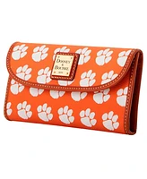 Dooney & Bourke Clemson Tigers Signature Continental Clutch