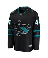 Fanatics Men's Marc-Edouard Vlasic Black San Jose Sharks Premier Breakaway Player Jersey