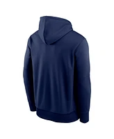 Nike Men's Navy Milwaukee Brewers Authentic Collection Practice Performance Pullover Hoodie