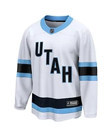 Fanatics Men's White Utah Hockey Club Breakaway Blank Jersey