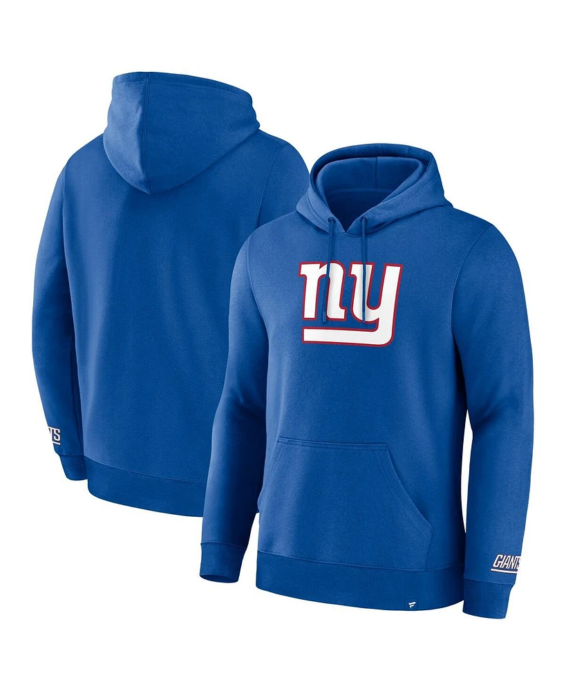 Fanatics Men's Royal New York Giants Legacy Fleece Pullover Hoodie