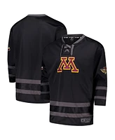 Colosseum Men's Black Minnesota Golden Gophers On The Ice Hockey Jersey