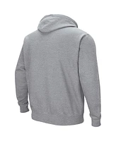 Colosseum Men's Heather Gray Florida Atlantic Owls Arch Logo 3.0 Pullover Hoodie