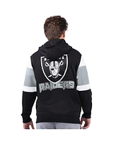 Starter Men's Black Las Vegas Raiders Extreme Full-Zip Hoodie