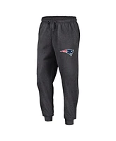 Fanatics Men's Heather Charcoal New England Patriots Boost Fleece Joggers