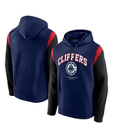 Fanatics Men's Navy La Clippers Scorer Pullover Hoodie