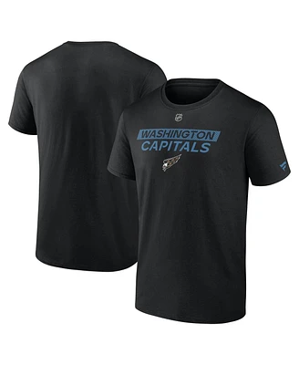 Fanatics Men's Black Washington Capitals Alternate T-Shirt