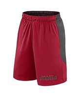 Fanatics Men's Red/Pewter Tampa Bay Buccaneers Launch Shorts