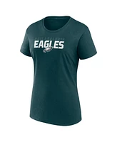 Logo Athletic Women's Midnight Green Philadelphia Eagles Lean T-Shirt