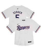 Nike Toddler Corey Seager White Texas Rangers Home Game Jersey