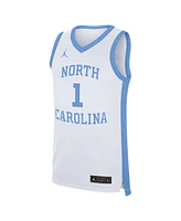 Jordan Men's 1 White North Carolina Tar Heels Alternate Replica Jersey