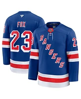 Fanatics Men's Adam Fox Blue New York Rangers Home Premium Jersey