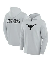 Fanatics Men's Gray Texas Longhorns Blaze Tri-Blend Pullover Hoodie