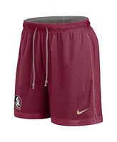 Nike Men's Garnet/Heather Gray Florida State Seminoles Player Reversible Shorts