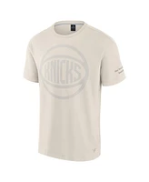 Fanatics Men's Cream New York Knicks Elements Iconic T-Shirt