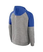 Nike Men's Heather Gray Kentucky Wildcats Fitness Raglan Performance Full-Zip Hoodie