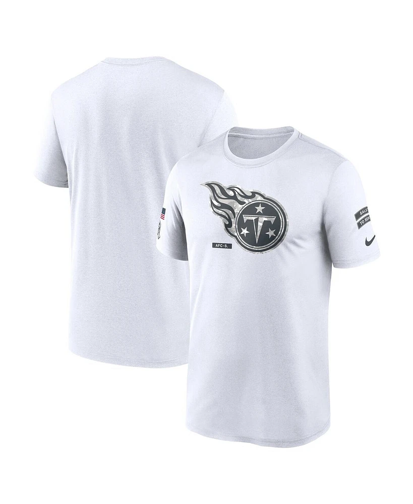 Nike Men's White Tennessee Titans 2024 Salute To Service Legend Performance T-Shirt