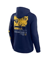 Fanatics Men's Navy Denver Nuggets Game Time Crossover Pullover Hoodie