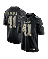 Nike Men's Alvin Kamara Carbon Black New Orleans Saints Fashion Game Jersey