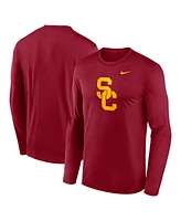 Nike Men's Cardinal Usc Trojans Primetime Primary Legend Long Sleeve T-Shirt