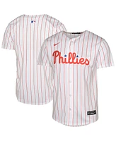 Nike Big Boys and Girls White Philadelphia Phillies Home Blank Limited Jersey