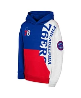 Outerstuff Big Boys and Girls Royal Philadelphia 76ers Splash Pullover Hoodie