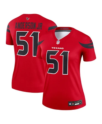 Nike Women's Will Anderson Jr. Red Houston Texans Alternate Legend Player Performance Top