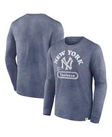 Fanatics Men's Navy New York Yankees Circus Catch Long Sleeve T-Shirt