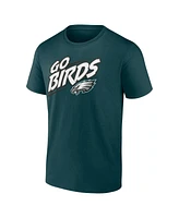 Fanatics Men's Midnight Green Philadelphia Eagles Hometown Offensive Drive T-Shirt