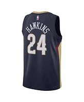 Nike Men's and Women's Hawkins Navy New Orleans Pelicans Swingman Jersey - Icon Edition