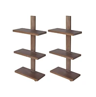 Slickblue Set of 2 Hanging Shelves for Stylish and Space-Saving Storage Solutions