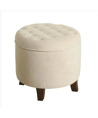 Slickblue Elegant Wooden Ottoman for Stylish Seating and Storage Solutions