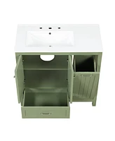 Slickblue Bathroom Vanity with Sink for Stylish and Practical Bathroom Storage