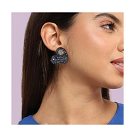 Sohi Star Heart Stud Earrings