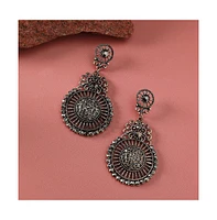 Embellished Filigree Drop Earrings