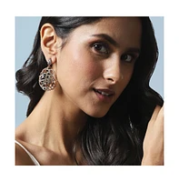 Abstract Leaf Drop Earrings