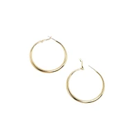 Sohi Minimal Circular Hoop Earrrings