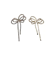 Sohi Swirl Rhombus Drop Earrings