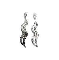 Sohi Ombre Swirl Drop Earrings