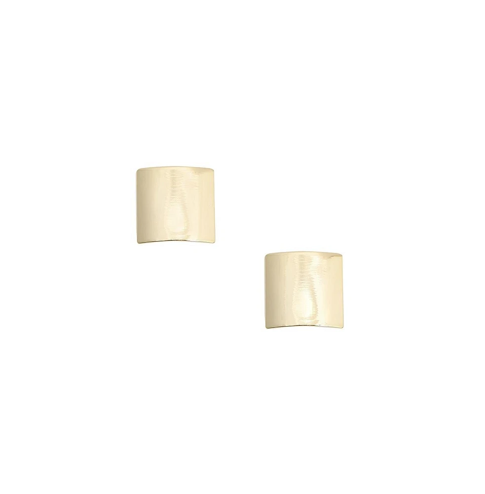 Minimal Square Stud Earrings