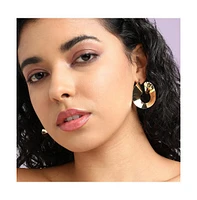 Sohi Minimal Spiral Drop Earrings