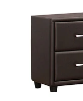 Slickblue 2-Drawer Nightstand for Functional and Stylish Bedroom Storage